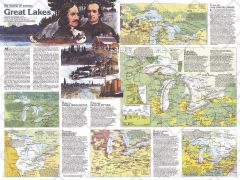 Great Lakes Map Side 2 - Published 1987 Map