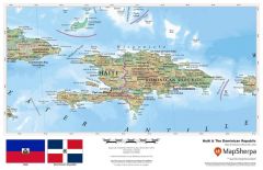 Haiti & The Dominican Republic Map