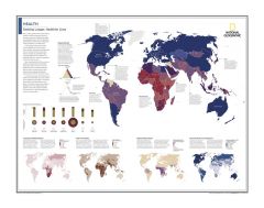 Health: Seeking Longer, Healthier Lives - Atlas of the World, 10th Edition Map