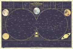 Heavens - Published 1957 Map