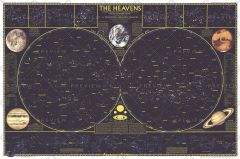Heavens - Published 1970 Map