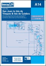 Imray A Chart - San Juan To Isla De Vieques & Isla Culebra (A14)