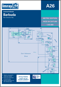 Imray A Chart - Barbuda (A26)