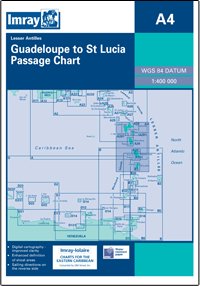 Imray A Chart - Guadeloupe To St Lucia (A4 )