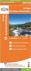 IGN Departmental - Ariege - Pyrenees Orientales - D09-66