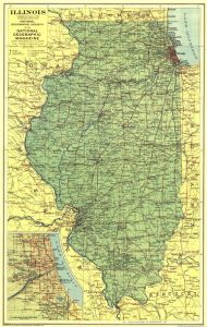 Illinois - Published 1931 Map