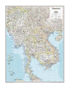 Indochina - Atlas of the World, 10th Edition Map