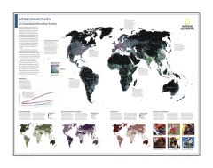 Interconnectivity: An Expanding Information Society - Atlas of the World, 10th Edition Map
