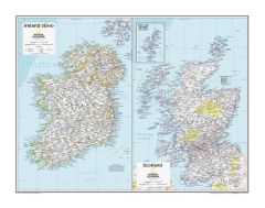 Ireland (��ire) and Scotland - Atlas of the World, 10th Edition Map