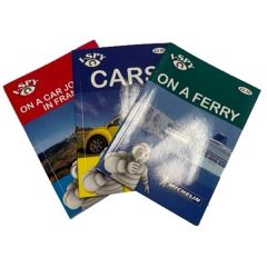 I-Spy Set - On A Ferry, Cars, Car Joureny In France (Old Editions)