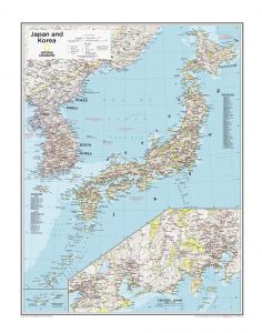 Japan and Korea - Atlas of the World, 10th Edition Map
