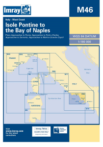 Imray M Chart - Isole Pontine To Bay Of Naples (M46)