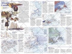 Making of Canada, Atlantic Canada Theme - Published 1993 Map