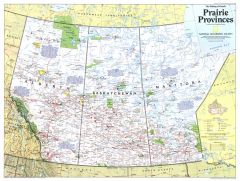 Making of Canada, Prairie Provinces  -  Published 1994 Map