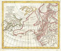 Map of Alaska, the Pacific Northwest and the Northwest Passage (1772) Map