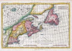 Map of New England and the Canadian Maritime Provinces (1780) Map
