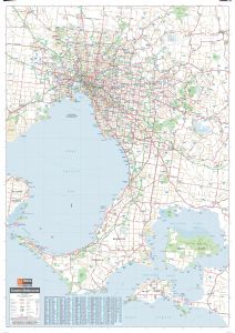 Melbourne & Region Supermap Map