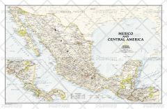 Mexico and Central America  -  Published 2008 Map