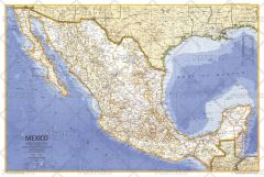 Mexico  -  Published 1973 Map