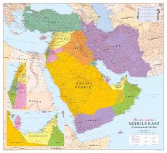 Middle East Wall Map