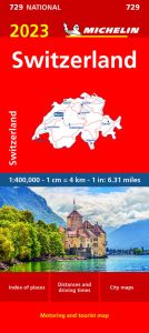 Michelin National Map - 729 - Switzerland