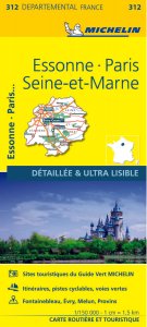 Michelin Local Map - 312-Essonne, Paris, Seine-et-Marne