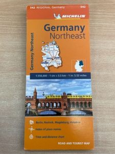 Michelin Regional Map - 542-Germany Northeast ** OLD EDITION 2013 **