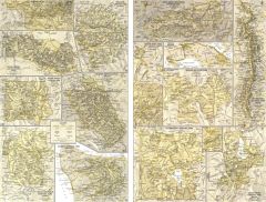 National Parks Inset Maps - Published 1958 Map