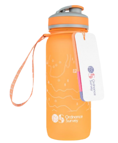 Ordnance Survey - Water Bottle 750ml - Orange