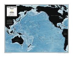 Pacific Ocean Floor - Atlas of the World, 10th Edition Map