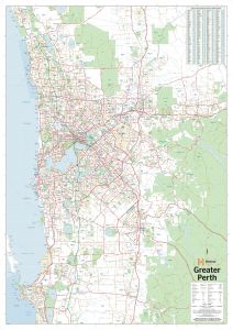 Perth, Australia Regional Supermap Map