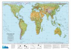 Peters Projection World Environmental Map