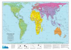 Peters Projection World political Map