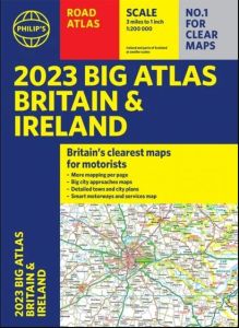 Philips Big Road Atlas Britain & Ireland - A3 NON Spiral