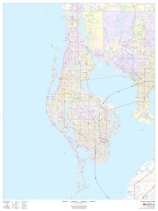 Pinellas County, Florida Map