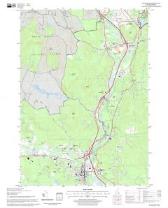 Plymouth Quadrangle, New Hampshire-Vermont Map