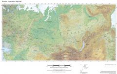 Regional Relief - Russian Federation Map