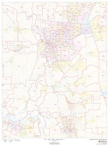 Sacramento County, California ZIP Codes Map