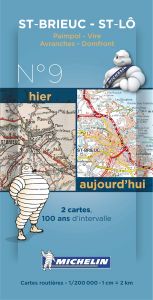 Michelin Historical Map - St-Brieuc (Pre WW1 & Today)