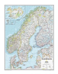 Scandinavia - Atlas of the World, 10th Edition Map