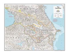 The Caucasus - Atlas of the World, 10th Edition Map