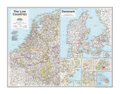 The Low Countries, Denmark, and Europe's Smallest Countries - Atlas of the World, 10th Edition Map