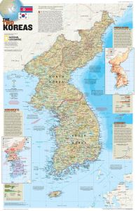 The Two Koreas - Published 2003 Map