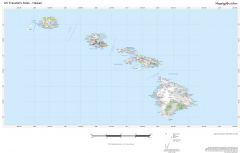 US Travelers Atlas - Hawaii Map