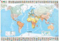 Michelin World Wall Map- Rolled & Tubed