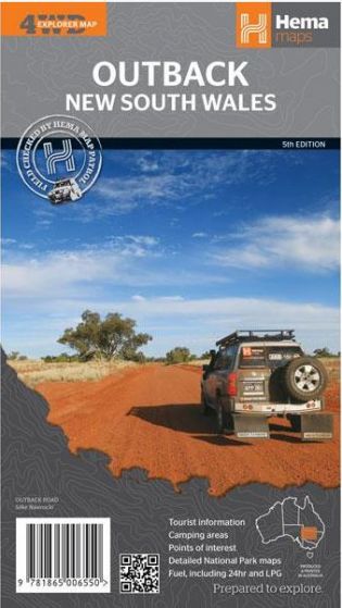 Hema Regional Map - New South Wales Outback