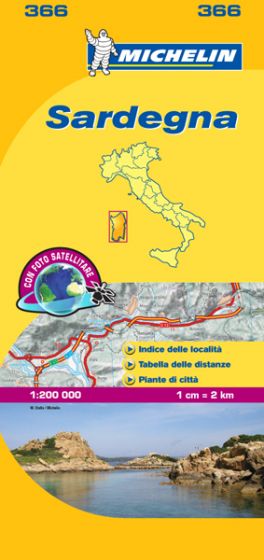 Michelin Local Map - 366-Sardinia