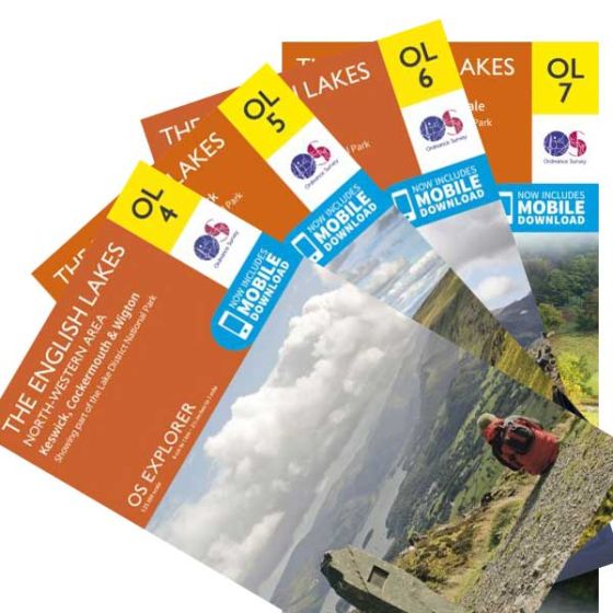 OS Explorer - Lake District Bundle