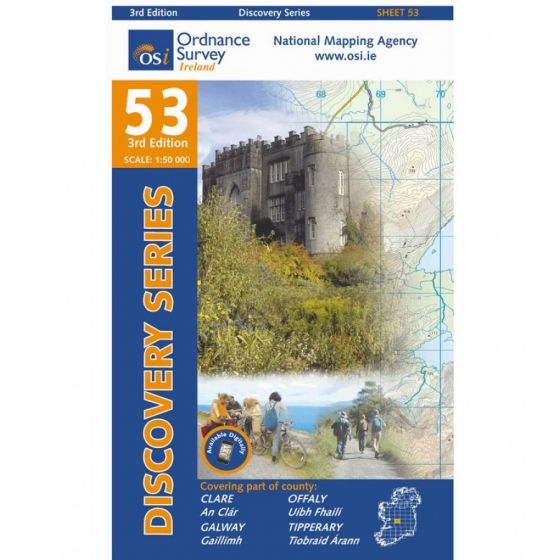 OS Discovery - 53 - Clare, Galway, offaly, Tipperary
