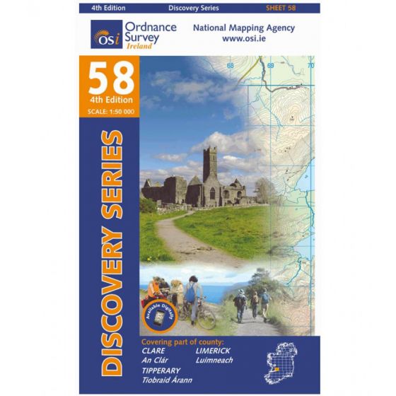OS Discovery - 58 - Clare, Limerick, Tipperary
